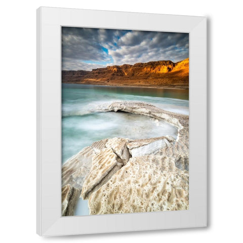 Broken Bay White Modern Wood Framed Art Print by Ehrlich, Amir