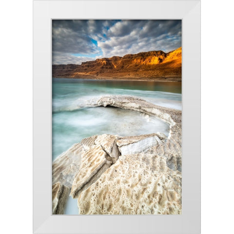 Broken Bay White Modern Wood Framed Art Print by Ehrlich, Amir