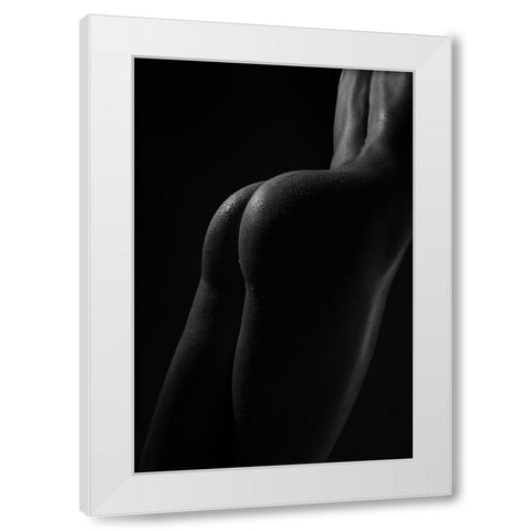 Body Lines White Modern Wood Framed Art Print by Anton, Rostovskiy