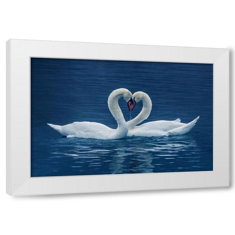 cp White Modern Wood Framed Art Print by Uu
