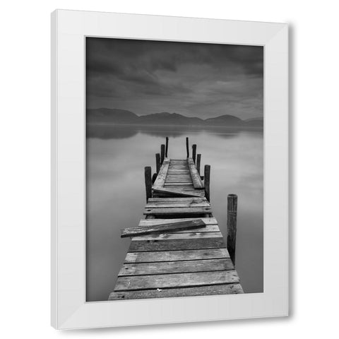 Inner peace White Modern Wood Framed Art Print by Lavezzo, Luca
