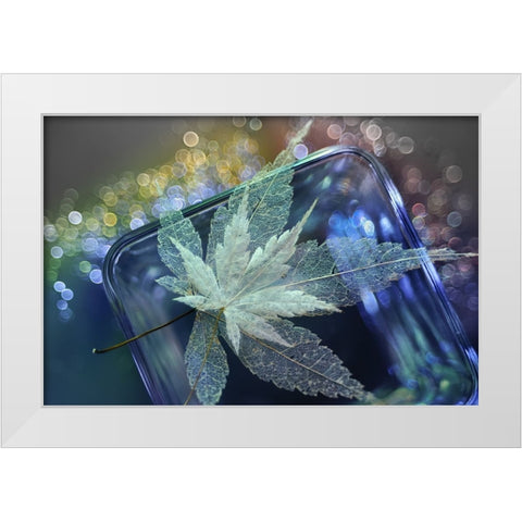 Pieces Of Beautiful Memories White Modern Wood Framed Art Print by Kowatari, Shihya