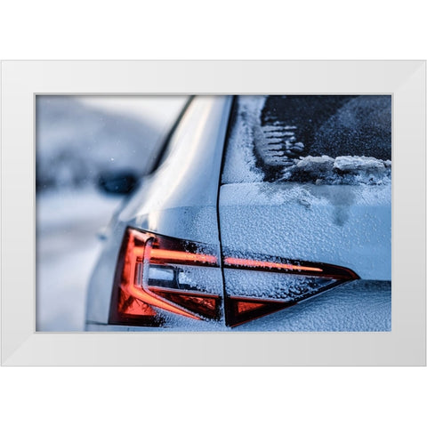 Superb - S1 White Modern Wood Framed Art Print by Tomic, Ivan