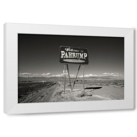 Pahrump White Modern Wood Framed Art Print by Klein, Kurt
