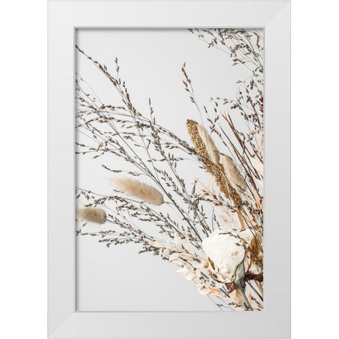 Dried_008 White Modern Wood Framed Art Print by 1x Studio III