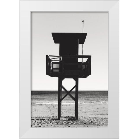 Beach_008 White Modern Wood Framed Art Print by 1x Studio III