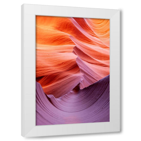 Half-pipe White Modern Wood Framed Art Print by Felici, Massimo