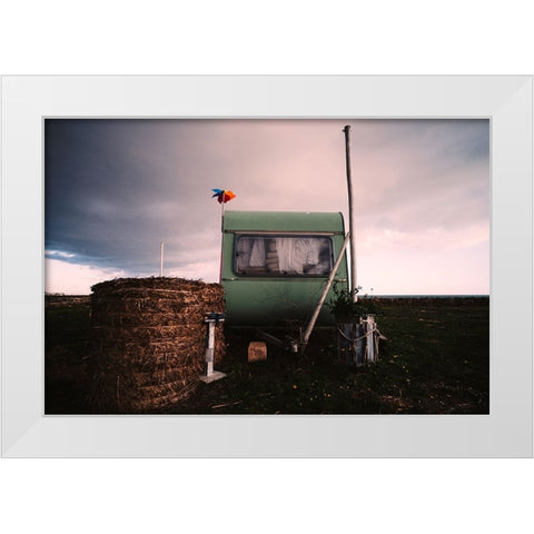 Woodstock 2021 White Modern Wood Framed Art Print by Muolo, Vito