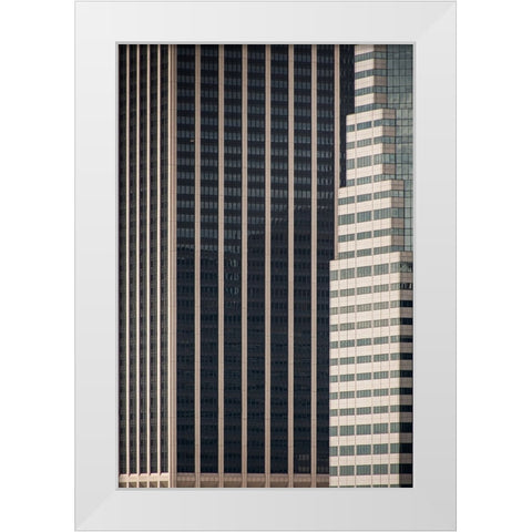 verticality White Modern Wood Framed Art Print by Bontempi, Annalisa