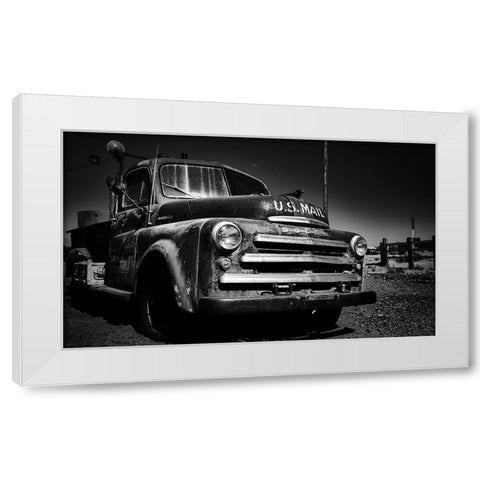 Nas(Ty)Car White Modern Wood Framed Art Print by Schade, Peter