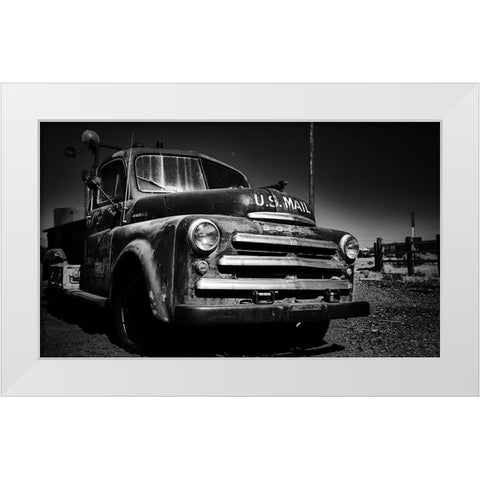 Nas(Ty)Car White Modern Wood Framed Art Print by Schade, Peter