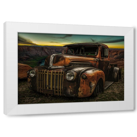 Vintage Festival Waroux White Modern Wood Framed Art Print by Philippe, Laruelle