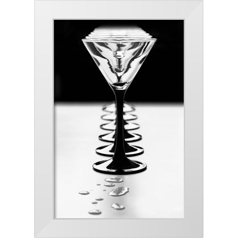 Goblets White Modern Wood Framed Art Print by Toniolo, Giorgio