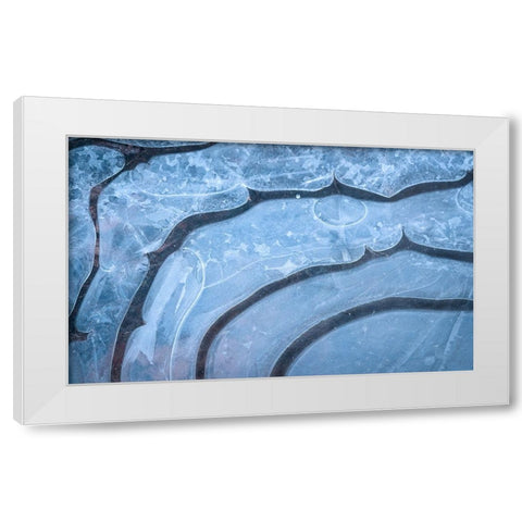 Iceformations White Modern Wood Framed Art Print by Lindsten, Christian
