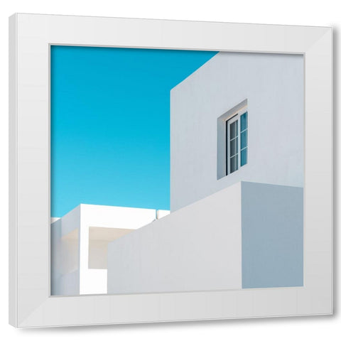 Unconcrete White Modern Wood Framed Art Print by Riccardo Iacomino, Francesco