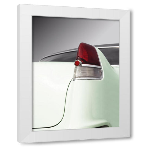 Us Classic Car 1955 Series 62 Coupe White Modern Wood Framed Art Print by Gube, Beate