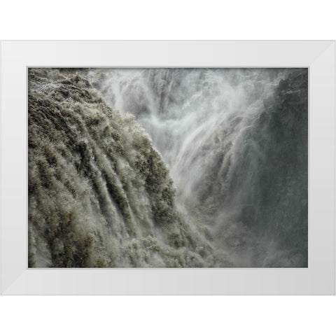 Power White Modern Wood Framed Art Print by Pellegrini, Fulvio
