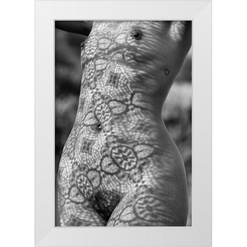 Venus White Modern Wood Framed Art Print by Blasko, Jan