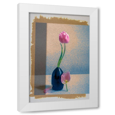 A Study in Contrast White Modern Wood Framed Art Print by Ni, Birdie