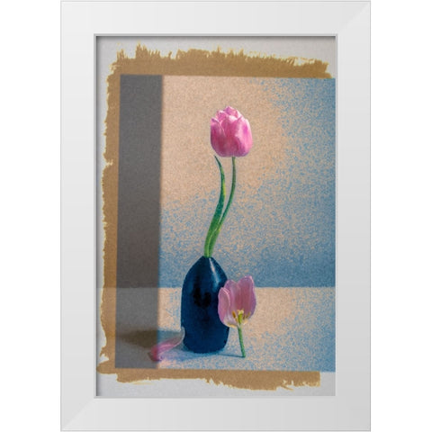 A Study in Contrast White Modern Wood Framed Art Print by Ni, Birdie