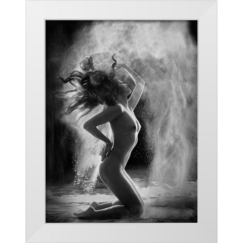 Flour Power White Modern Wood Framed Art Print by Finighan, Brennan