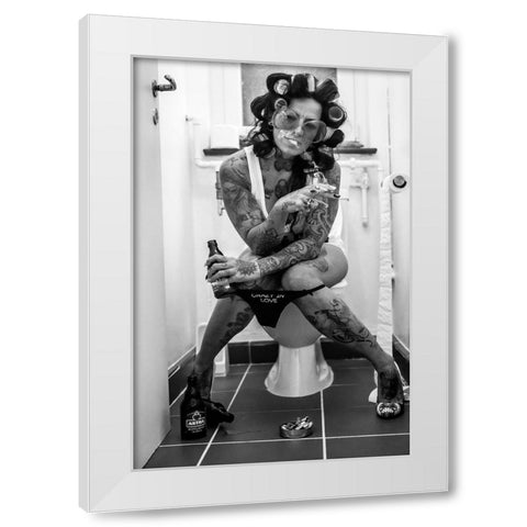 Wc White Modern Wood Framed Art Print by Graf, James