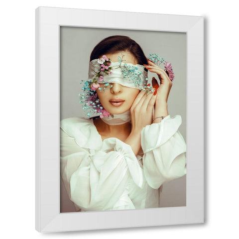 my passion White Modern Wood Framed Art Print by Amar, Yoni