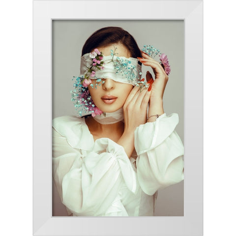 my passion White Modern Wood Framed Art Print by Amar, Yoni