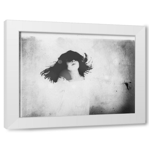 Soul Dance White Modern Wood Framed Art Print by Margau, Delphine
