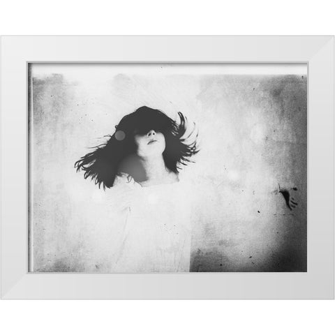 Soul Dance White Modern Wood Framed Art Print by Margau, Delphine