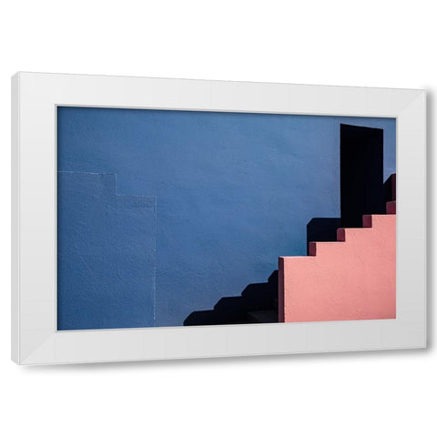 Muralla Roja #3 White Modern Wood Framed Art Print by Wride, Linda