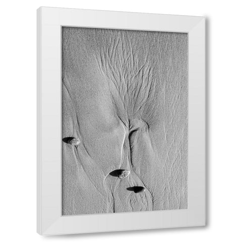 Women White Modern Wood Framed Art Print by UrbonaviCiene, Ingrida