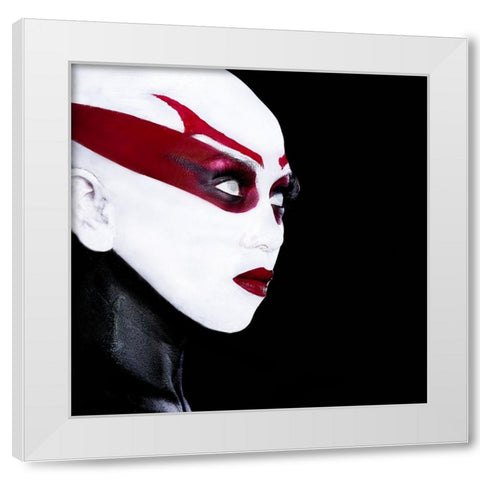 ASAJJ VENTRESS l White Modern Wood Framed Art Print by Gumma, Srikanth