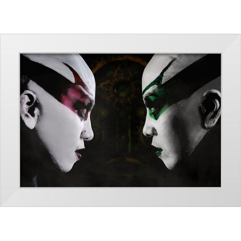 ASAJJ VENTRESS d White Modern Wood Framed Art Print by Gumma, Srikanth