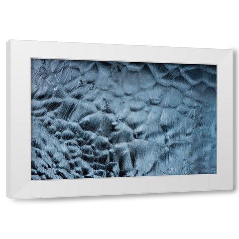 Ice textures White Modern Wood Framed Art Print by Ruoppolo, Luigi