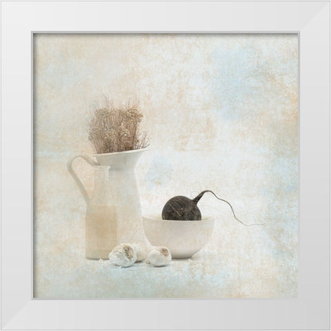 Soft Impression With Rammenas And Milk White Modern Wood Framed Art Print by Dingemans, Saskia