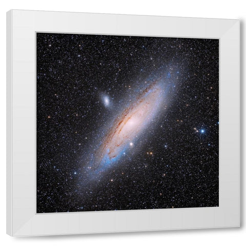 Andromeda White Modern Wood Framed Art Print by Chander, Vikas