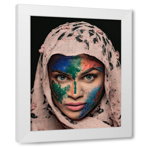 DUALITY White Modern Wood Framed Art Print by Chattopadhyay, Debasish