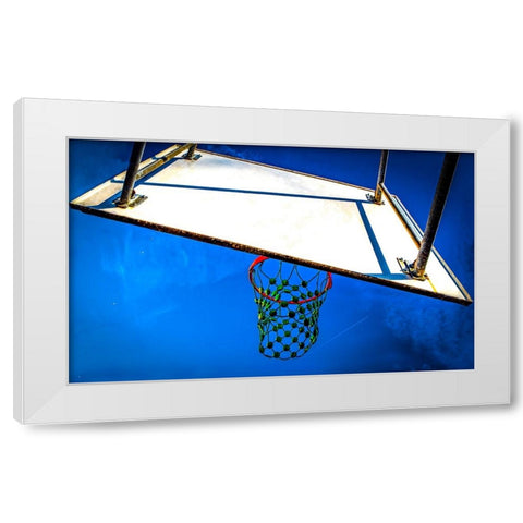 RGB Drops White Modern Wood Framed Art Print by Carnevale, Stefano