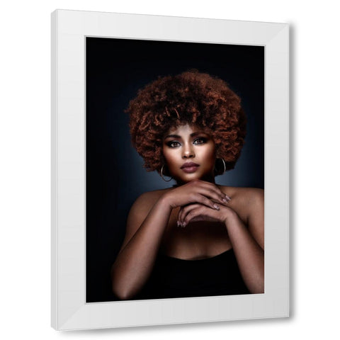 Untitled White Modern Wood Framed Art Print by Pandya, Hardik