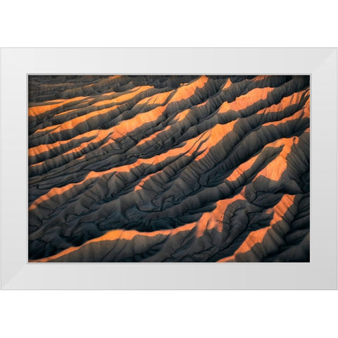 First light White Modern Wood Framed Art Print by Macua, Gerald