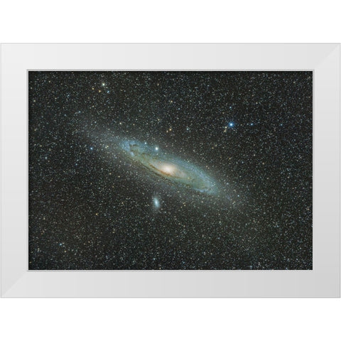 Andromede White Modern Wood Framed Art Print by Artemoff, Pierre