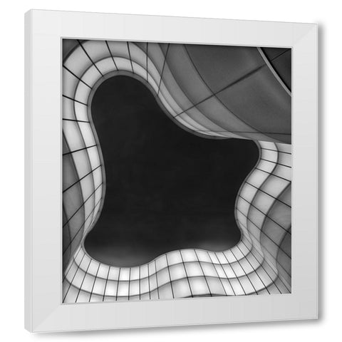 Mudec White Modern Wood Framed Art Print by Rondi, Fiorenzo