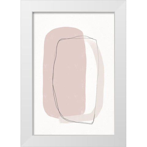 Abstract Bond White Modern Wood Framed Art Print by Sawall, Anastasia