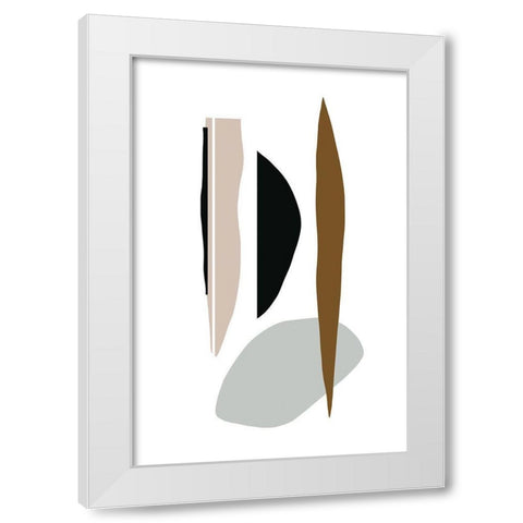 All Mine White Modern Wood Framed Art Print by Sawall, Anastasia
