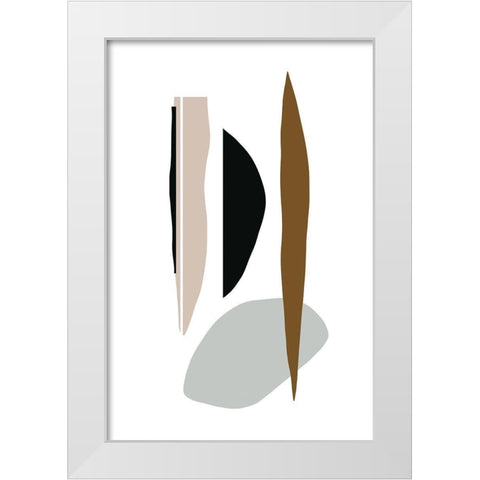 All Mine White Modern Wood Framed Art Print by Sawall, Anastasia
