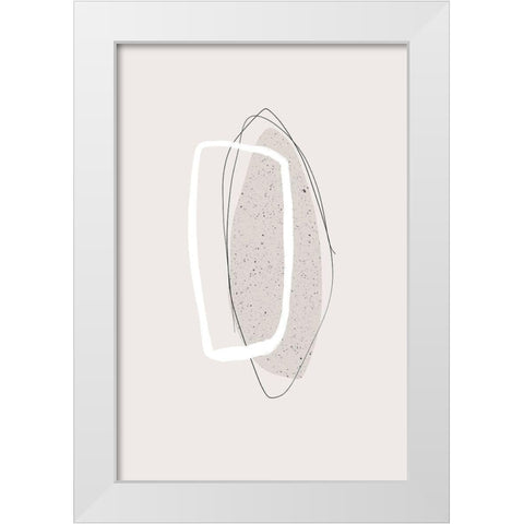 Came to Stay White Modern Wood Framed Art Print by Sawall, Anastasia