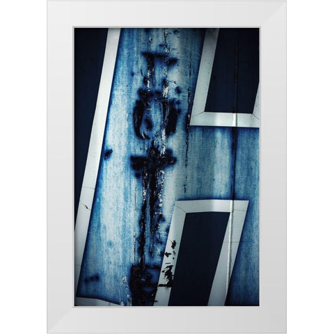 H White Modern Wood Framed Art Print by Mossholder, Tim