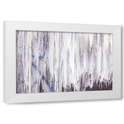 Painted White Modern Wood Framed Art Print by Mossholder, Tim