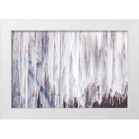 Painted White Modern Wood Framed Art Print by Mossholder, Tim